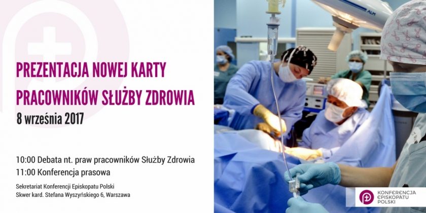 Polski 8 Ix Prezentacja Nowej Karty Pracowników Służby Zdrowia Zapowiedź Konferencja 5495
