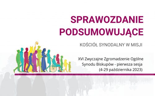 Ukazał się dokument końcowy w języku polskim podsumowujący pierwszą sesję Synodu o synodalności