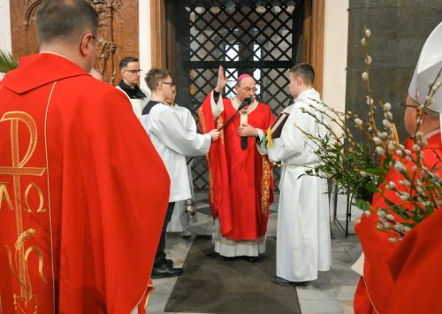 Biskupi w Niedzielę Palmową o męce Chrystusa, miłości Boga do człowieka i świadectwie życia Rodziny Ulmów