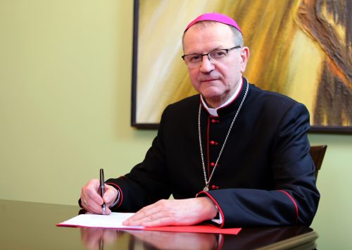 Życzenia Przewodniczącego Episkopatu Polski dla bp. Artura Ważnego